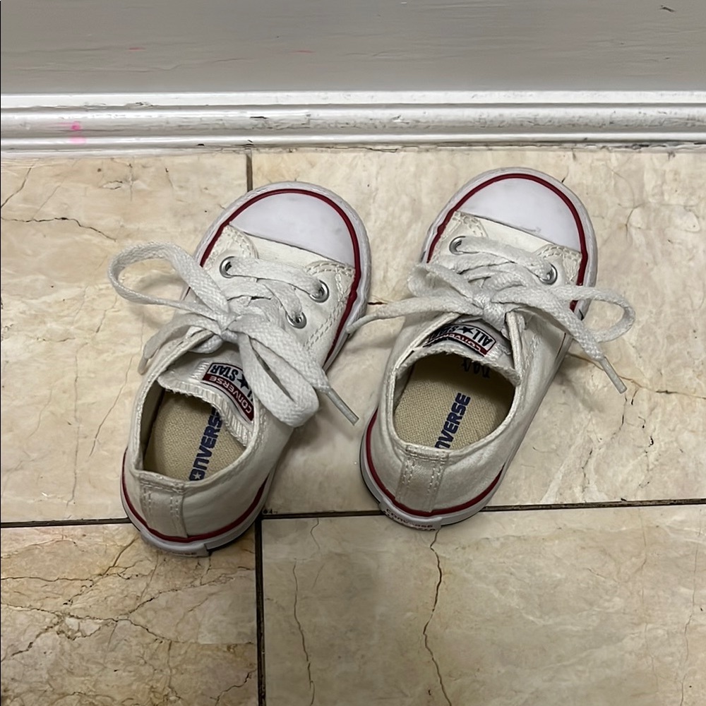 Converse Kids White Sneakers